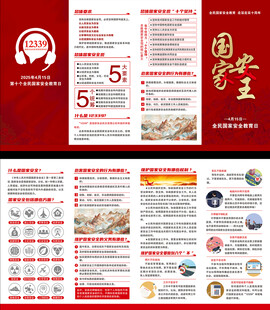 全民国家安全教育日折页