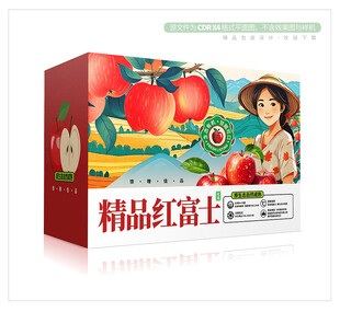 苹果包装 红富士礼盒