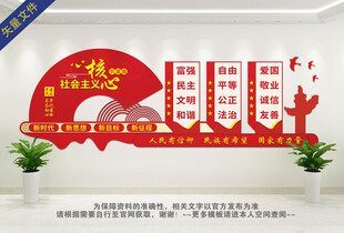 社会主义核心价值观文化墙