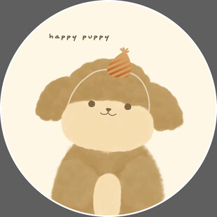 卡通小狗地毯设计