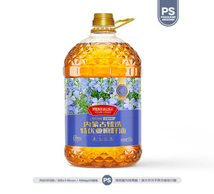 亚麻籽油包装 胡麻油标签