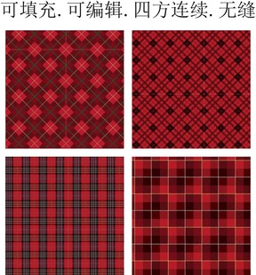 红色格子底纹 红色格子图案 