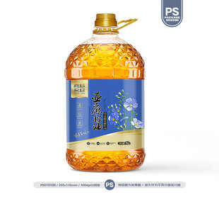 亚麻籽油包装 胡麻油标签