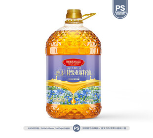 亚麻籽油包装 胡麻油标签