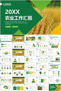 绿色农业产业ppt模板