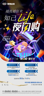 闪购夜海报