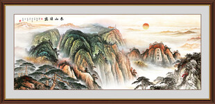 泰山日出五岳独尊