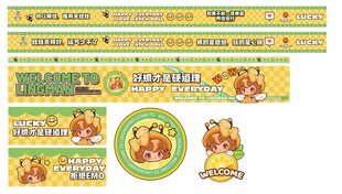 娃娃机店可爱贴纸设计