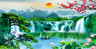 山水风景画