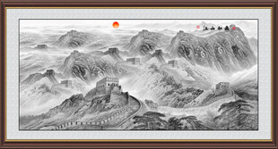 国画万里长城