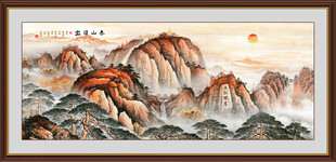 五岳独尊泰山日出