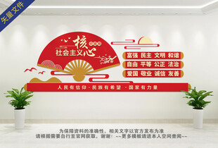 核心价值观文化墙