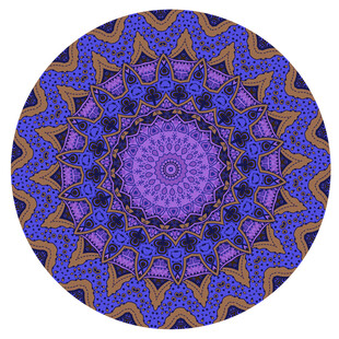 圆形摩洛哥风地毯