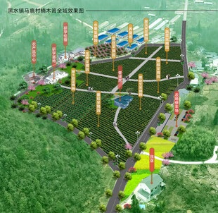 园区景观规划效果图