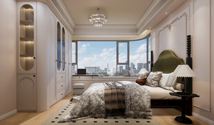 现代简约风豪华卧室空间