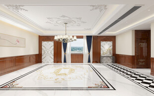 豪华大气的室内大厅空间