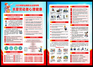 职业病宣传周宣传单