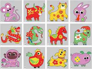 卡通十二生肖动画