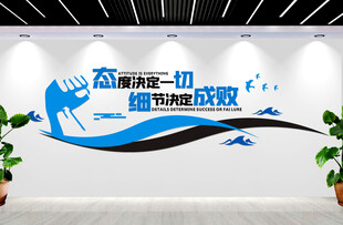 企业文化口号形象墙