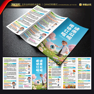 红眼病知识三折页