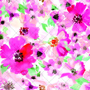 缤纷花卉图案背景