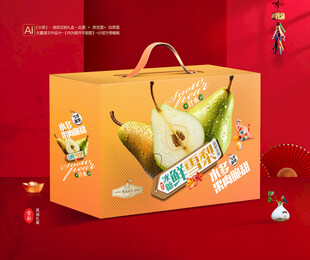 雪梨包装 梨子礼盒