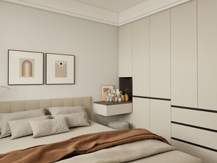 简约现代风卧室温馨场景