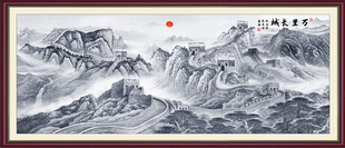 长城背景画