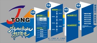 企业历程展示展板设计