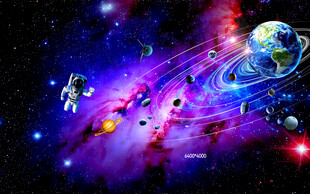 梦幻宇宙中的多彩星球