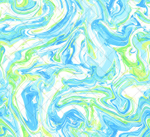 蓝绿渐变流体艺术纹理