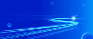 轨道速度光线未来科技蓝色背景