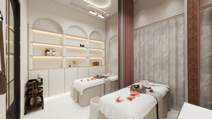 美容院装饰设计效果图