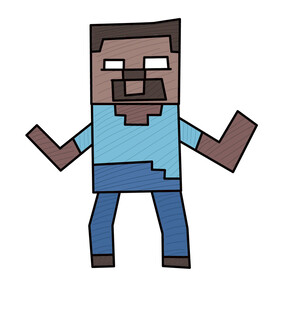 儿童画卡通形象 矢量图