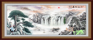 迎客松装饰画挂画