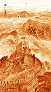 长城玄关装饰画