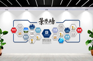 企业荣誉墙 发展历程