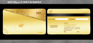 金色VIP会员卡