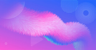 抽象流动动态线条背景