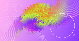 抽象流动动态线条背景