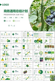 绿色农业产业总结计划ppt模板