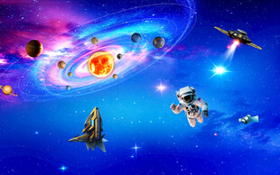 蓝色星空