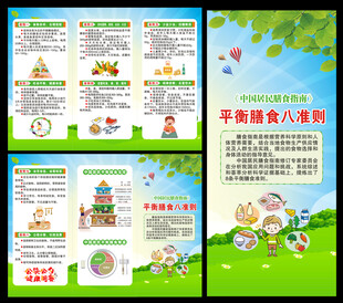 全民营养周三折页