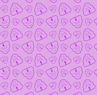 紫色心形图案背景纹理