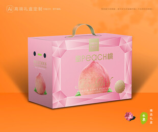 水蜜桃包装 桃子礼盒