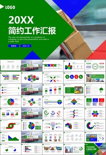 物流运输快递行业总结计划PPT