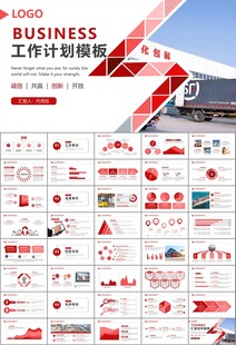 物流运输快递行业总结计划PPT