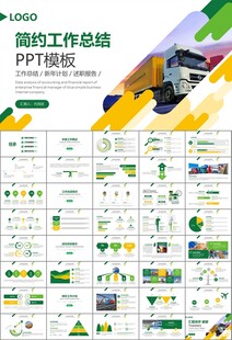物流运输快递行业总结计划PPT