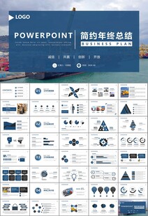 物流运输快递行业总结计划PPT