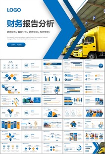 物流运输快递行业总结计划PPT